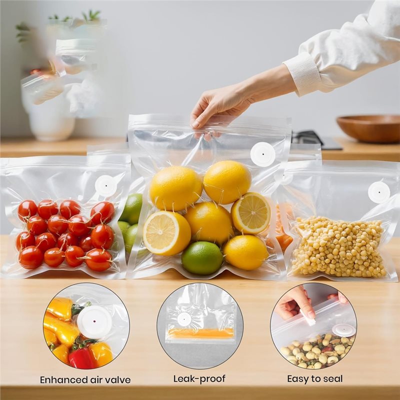 Sacos de vácuo para alimentos, - Food Storage Vacuum Seal Bags avaliação e preço
